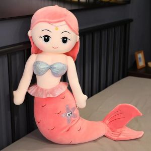 Boneka Putri Duyung jumbo Import mermaid lucu imut anak terbaru ukuran 90 cm murah
