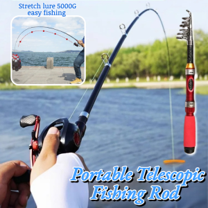Lightweight and Portable Recreational Fishing Rods Ultralight  Telescopic Carbon Fishing Tackle