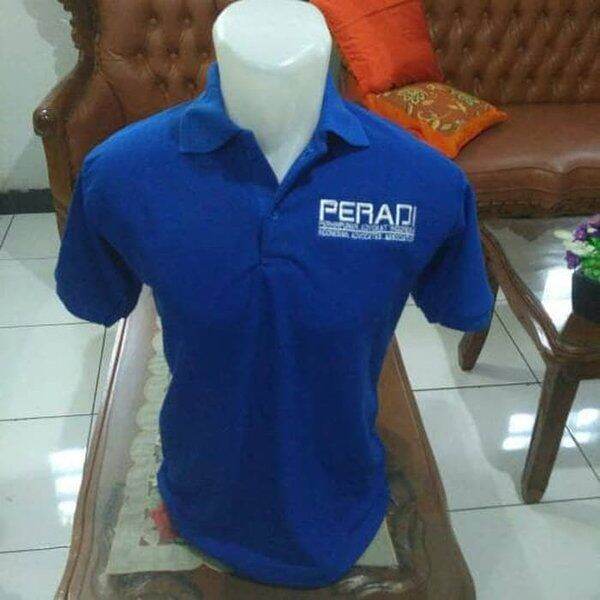 COD Kaos Polo Shirt Obral Baju Kerah PERADi ADVOKAT INDONESiA Polos ...