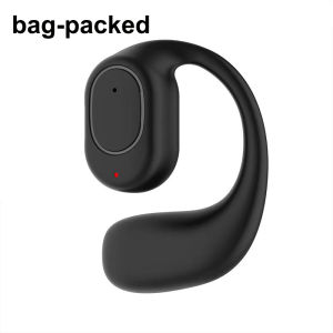 2025 new style Wearable Single Wireless Bluetooth Earbuds with Digital LED Display USB Rechargeable Ear Clip Bud 5.3 Headphones High Battery Long Range Digital Display For Christmas Gift Suitable for business use