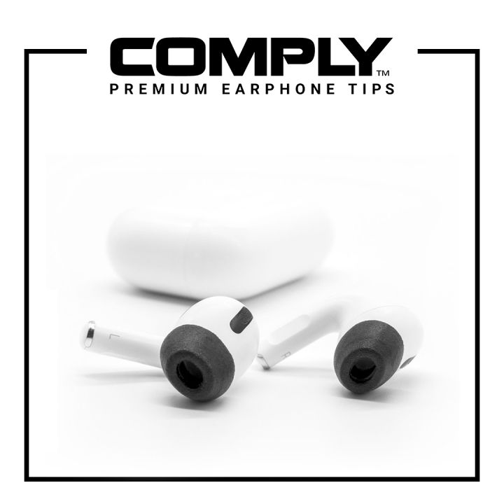 Comply Foam Ear Tips for AirPods Pro Gen 1 & 2 Premium Memory Foam Tips