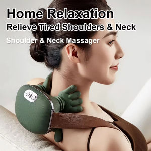 【SG Stock】 N7 Master Hand Shoulder and Neck Massager Cervical Spine Massager Trapezius Neck Massager Hot Compress Electric Cervical Massager Electric
