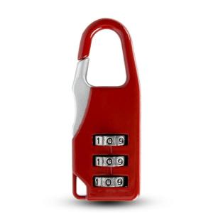 3 Digit Outdoor Combination Padlock Mini Resettable Lock for Suitcases Lock Gym School Bag Tool Box and Storage