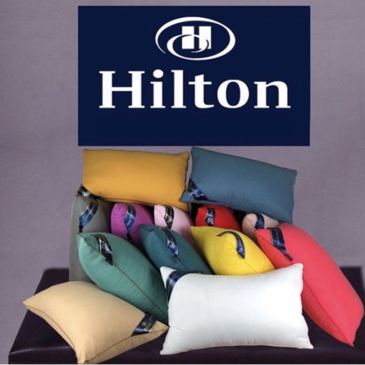 Authentic Premium Hilton Hotel Pillow 18x28 1000grams Buy 2 Pillows Get 1 Free Carrier Bag