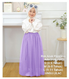 Rok Anak Perempuan Terbaru /Rok Tutu Anak /Rok Anak Princess/Matt Moscrepe Mix Tille Dot/3-11 Tahun