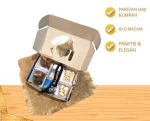 paket oleh-oleh haji dan umroh per 5 pcs ( kotak) / paket ekonomis  / paket murah / paket hemat /SHABANI STORE