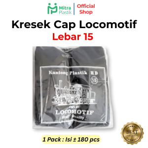 Kantong Plastik Cap Locomotif Uk 15 & 24 / Kresek Packing Daur Ulang