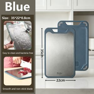 304 Stainless Steel Chopping Board Antibacterial Mildew-Proof Kitchen Cutting Board