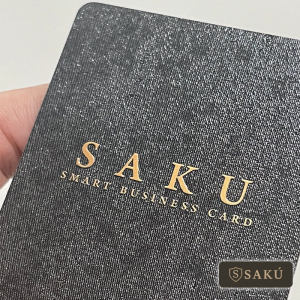 Saku - Texture Printing - Add on Smart Business Card