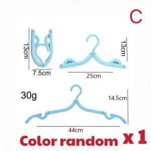 Garment Hanger Anti-cracking Lightweight Portable Travel Cloth Clothes Rack Clothing Hook Pakaian Cangkuk Rak
