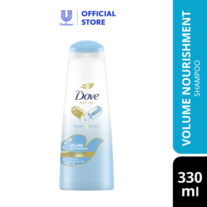 Dove Micellar Shampoo Volume Nourishment 330ml Lazada
