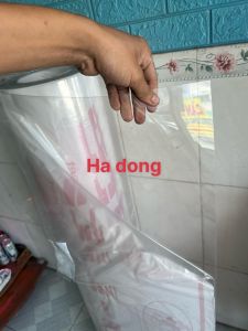 ( Khổ cao 1.22m x dài 1m2 >> dày 8zem ) Tấm nhựa phẳng poly lấy ánh sáng màu TRONG SUỐT che nắng che mưa đều được HA DONG