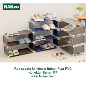Rak Sepatu Portable 345 Susun / Tempat Sepatu Shoes Organizer 5 Tingkat multifungsi