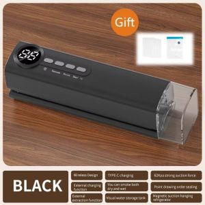 BESTIT Wireless Automatic Vacuum Sealer Handheld Digital Display Vacuum Sealing Machine Portable USB Charging Food Bag Heat Sealer for Household