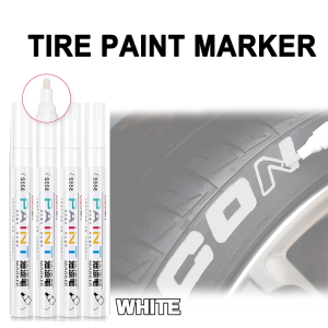 12 Colors Car Tire Rubber Tread Permanent tire pen paint Waterproof Scratches Repair Pen