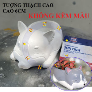 Tượng thạch cao tô màu CHÓ SLINKY đáng yêu (Không kèm màu) trò chơi trẻ em