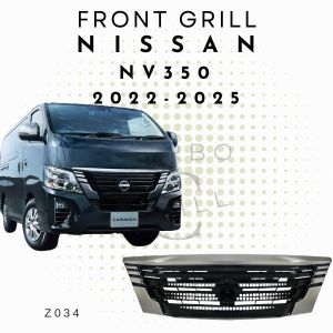 ERMETIQ FRONT GRILL for NISSAN NV350 2022-2025 CHROME DESIGN
