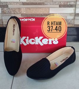 Sepatu Flatshoes Rajut Wanita & Kickers Murah Kekinian