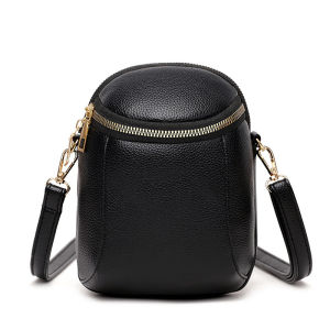 IELGY แฟชั่นแนวตั้งมินิ Messenger ซิปกระเป๋าโทรศัพท์มือถือ