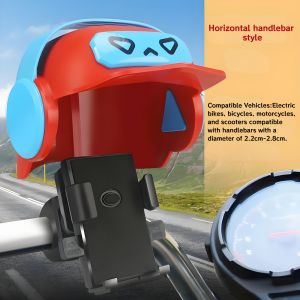 Small Helmet-Shaped Phone Navigation MountSunshade And Rainproof Phone HolderElectric Riding Phone Mount