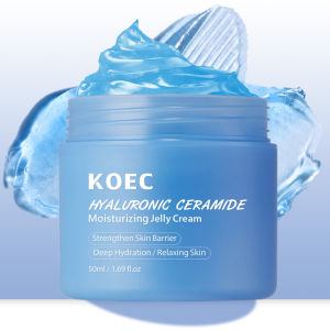 KOECHA Blue jelly gel cream 50g Hyaluronic acid moisturizing cream with squalane