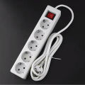STOP KONTAK socket stopkontak COLOKAN 3 4 5 LUBANG PANJANG KABEL 1,5M 3M 5M 10M KUNINGAN SNI dengan saklar lampu ON OFF. 