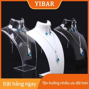 YIBAR Hiển thị đồ trang sức thời trang mô hình vòng cổ mannequin Mặt dây chuyền bông tai hiển thị đứng