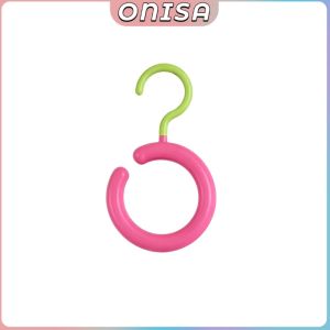 Onisa Round Scarf Tie Hanger Circular Ring Clothes Hanger Hat Rack Hook Space Saving 1Pc