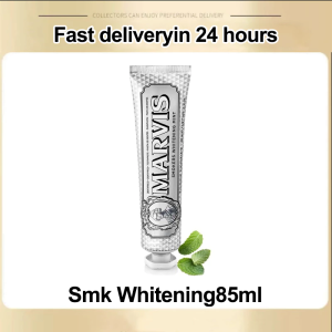 MARVIS White Mint Toothpaste Refreshing Mint Flavor Oral Care Made in Italy (85 ml)