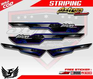 STRIPING VARIASI HONDA ASTREA GRAND / STICKER LIST MOTOR ASTREA GRAND