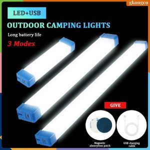[Local Stock]USB LED Light Tube 30w 60w 90w Rechargeable Light Stick Lamp Dimmable Camping Light Portable Long Strip Emergency Light Kedia