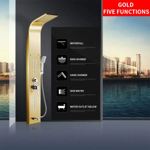 {SG stock} Rain Shower Set 304 Stainless Steel Shower Screen Smart Thermostatic Wall-mounted Shower