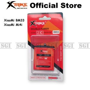 Baterai Xtrike Double Power XiaoMi Mi4i BM33 Mi 4i  Handphone HP Dual BM 33 Batre Batrai Battery