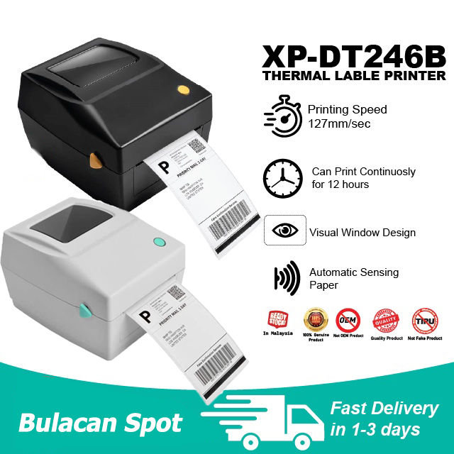 【Local Delivery】Xprinter A6 Waybill Thermal Printer Sticker Label Paper ...