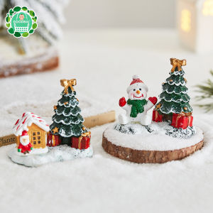 Christmas Decor Miniatures Micro Landscape Props for Home Desk Decoration Christmas Decorations