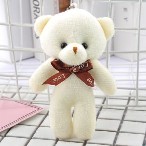 (11cm) Móc Khóa Gấu Teddy Mini Nhồi Bông Lông Mịn Đáng Yêu Hot Xu Hướng Mới Phụ Kiện Thời Trang Cho Nam Nữ Và Bé