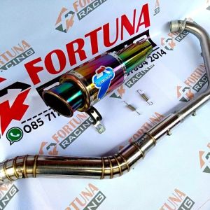 KNALPOT RACING TERMIGNONI PELANGI for CBR150 Vixion CB GSX150R Byson Verza Megapro R15 Xabre dll fullset