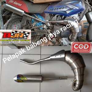 KNALPOT UDANG YAMAHA RX KING RX Z YT115 STAINLESS PNP DI RANGKA STANDAR KTM KLX CRF TS ORIGINAL BY Babeng Jaya Racing