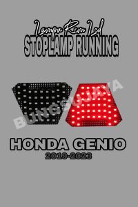LAMPU LED STOPLAMP RUNNING HONDA GENIO 2019-2023 / Lampu REM LED BELAKANG HONDA GENIO 2019-203 PNP SIAP PASANG