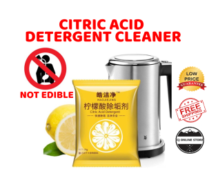 【10g/Pack】Citric Lemon Acid Detergent Inner Container Cleaner-Teapot Cleaning 柠檬酸 除水垢神器 Serbuk Asid Limau Untuk Membersihkan Cuci Kuali Periuk Cerek Dapur Keluli Tahan Karat