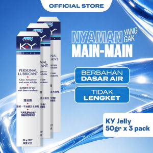 Durex KY Jelly Personal Lubricant 50g x 3pcs - Pelumas Pria dan Wanita