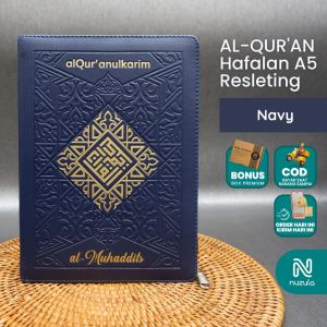 Al-Quran Terjemahan A5 Resleting Al Muhaddits - Alquran Tajwid Warna Mushaf Quran Terjemah 30 Juz