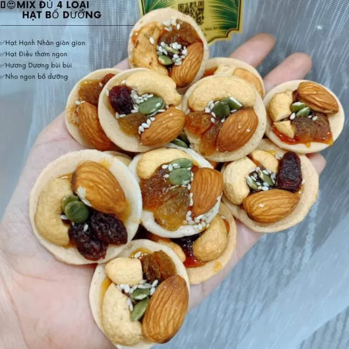 500g kẹo hạt điều mix hạt loại 1