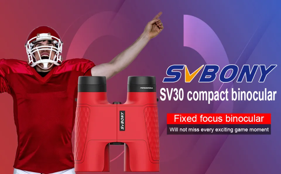 Fixed focus】SVBONY SV30 10x42 High Power Binoculars for Adults - Main Image