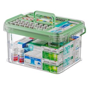 【COD&Fast Delivery】Large Capacity Storage Case Classification Portable Box Organizer Useful Multi Layer Emergency Box