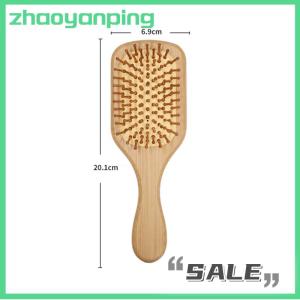zhaoyanping Mini Hair Comb Eco-friendly Wooden Portable Air Cushion Cute Airbag Anti Static Wide Round Head Tooth Massage Combs Hair Brush