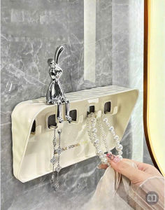 Móc treo chìa khóa Uforu để đồ đa năng chất liệu bền chắc tặng kèm phụ kiện thỏ decor