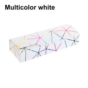 Fashion Glasses Case PU Pearlescent Lattice Dazzling Glasses Case Optical Reading Eyeglasses Box