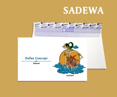 AMPLOP KONDANGAN NAMA DAN ALAMAT EDISI WAYANG MAHABRATA
