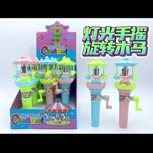 Hướng dẫn sử dụng Xoay Carousel đồ chơi với bánh cơ Chế Đèn Led cho gian hàng bên đường tương tác tay quay Merry-GO-Round
